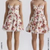 Minimoiselle Italian Rose Print Tulle Mini Dress Minimoiselle Italian Rose Print Tulle Mini Dress