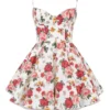 Minimoiselle Italian Rose Print Tulle Mini Dress Minimoiselle Italian Rose Print Tulle Mini Dress