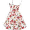 Minimoiselle Italian Rose Print Tulle Mini Dress Minimoiselle Italian Rose Print Tulle Mini Dress