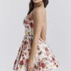 Minimoiselle Italian Rose Print Tulle Mini Dress Minimoiselle Italian Rose Print Tulle Mini Dress