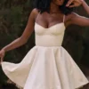 Minimoiselle Vintage Cream Tulle Mini Dress Minimoiselle Vintage Cream Tulle Mini Dress