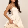 Minimoiselle Vintage Cream Tulle Mini Dress Minimoiselle Vintage Cream Tulle Mini Dress