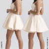Minimoiselle Vintage Cream Tulle Mini Dress Minimoiselle Vintage Cream Tulle Mini Dress
