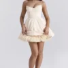 Minimoiselle Vintage Cream Tulle Mini Dress Minimoiselle Vintage Cream Tulle Mini Dress