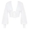 Mirabelle White Lace Up Corset Mirabelle White Lace Up Corset