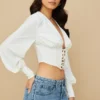 Mirabelle White Lace Up Corset Mirabelle White Lace Up Corset