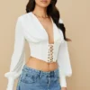 Mirabelle White Lace Up Corset Mirabelle White Lace Up Corset