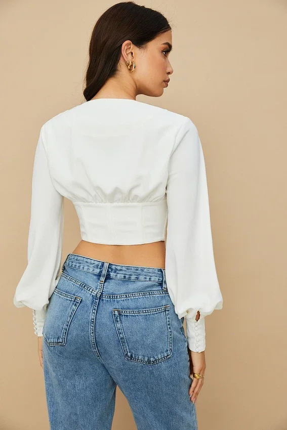 Mirabelle White Lace Up Corset Mirabelle White Lace Up Corset