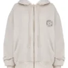 Mirage Cloud Cotton Fleece-Back Zip Through Hoodie Mirage Cloud Cotton Fleece-Back Zip Through Hoodie