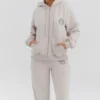 Mirage Cloud Cotton Fleece-Back Zip Through Hoodie Mirage Cloud Cotton Fleece-Back Zip Through Hoodie