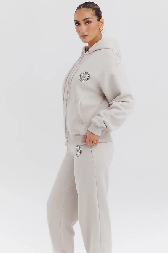 Mirage Cloud Cotton Fleece-Back Zip Through Hoodie Mirage Cloud Cotton Fleece-Back Zip Through Hoodie