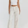 Mistress Rocks Cream Dusty Print Frayed Jeans – SALE Mistress Rocks Cream Dusty Print Frayed Jeans – SALE