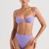 Mykonos Violet High Waist Bikini Bottom Mykonos Violet High Waist Bikini Bottom