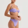 Mykonos Violet High Waist Bikini Bottom Mykonos Violet High Waist Bikini Bottom