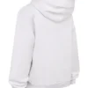 Muse White Cotton Fleece-Back Hoodie Muse White Cotton Fleece-Back Hoodie