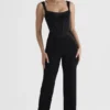 Mylene Black Corset Jumpsuit