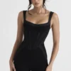 Mylene Black Corset Jumpsuit
