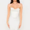 Myrna Ivory Corset Slip Dress Myrna Ivory Corset Slip Dress
