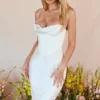 Myrna Ivory Corset Slip Dress Myrna Ivory Corset Slip Dress