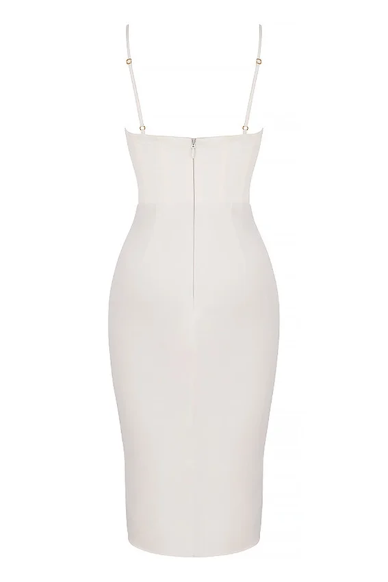 Myrna Ivory Corset Slip Dress Myrna Ivory Corset Slip Dress