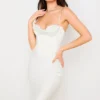 Myrna Ivory Corset Slip Dress Myrna Ivory Corset Slip Dress