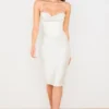 Myrna Ivory Corset Slip Dress Myrna Ivory Corset Slip Dress