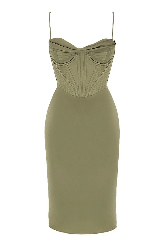 Myrna Olive Corset Slip Dress Myrna Olive Corset Slip Dress
