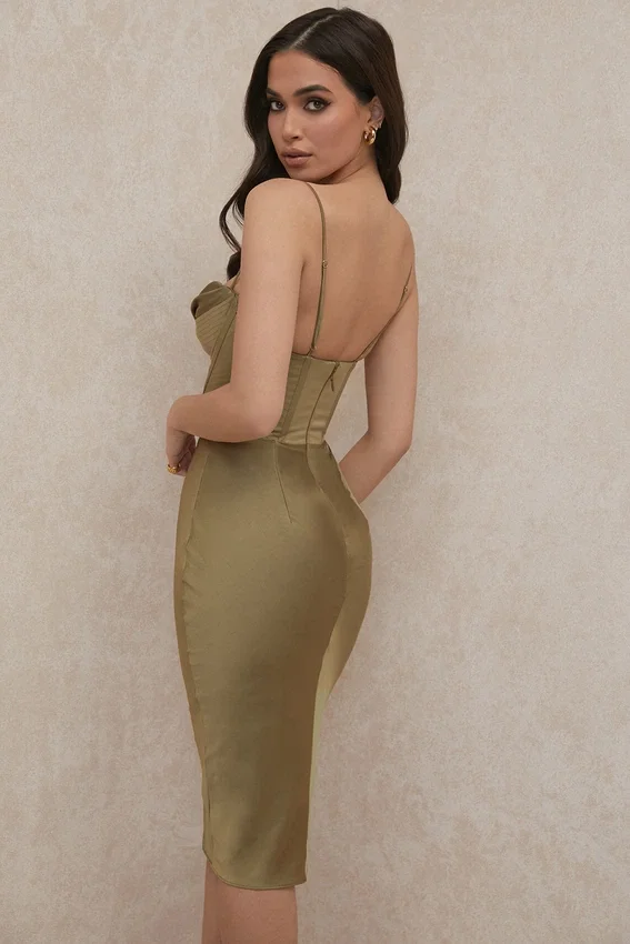 Myrna Olive Corset Slip Dress Myrna Olive Corset Slip Dress