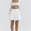 Nahla White Bow Mini Skirt Nahla White Bow Mini Skirt