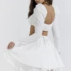 Nahla White Bow Mini Skirt Nahla White Bow Mini Skirt