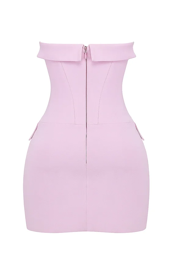 Naia Cotton Candy Strapless Mini Dress Naia Cotton Candy Strapless Mini Dress