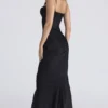 Nalani Black Devoré Satin Maxi Gown – Limited Edition Nalani Black Devoré Satin Maxi Gown – Limited Edition