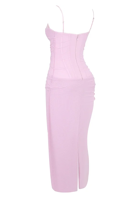 Nalini Cotton Candy Corset Maxi Dress Nalini Cotton Candy Corset Maxi Dress