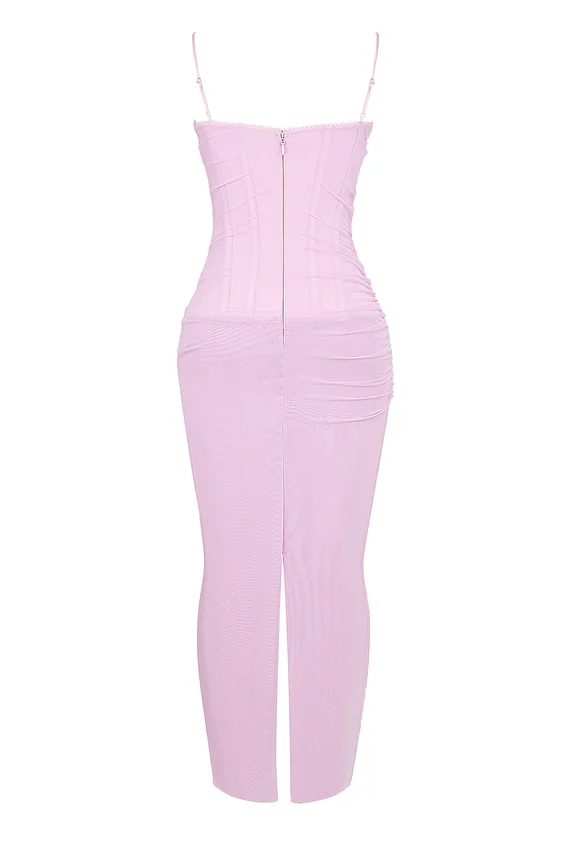 Nalini Cotton Candy Corset Maxi Dress Nalini Cotton Candy Corset Maxi Dress