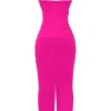 Nalini Fuchsia Stretch Mesh Maxi Dress Nalini Fuchsia Stretch Mesh Maxi Dress