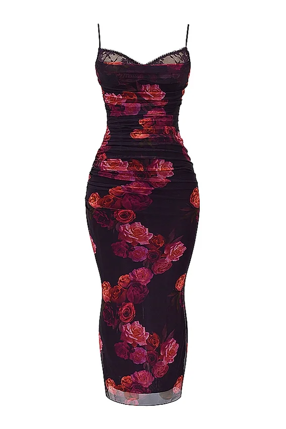 Nalini Romantic Floral Maxi Dress Nalini Romantic Floral Maxi Dress