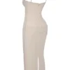 Nalini Sand Stretch Mesh Maxi Dress Nalini Sand Stretch Mesh Maxi Dress