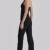 Natalya Black Lace High Neck Top With Detachable Bow Natalya Black Lace High Neck Top With Detachable Bow