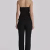 Natalya Black Lace High Neck Top With Detachable Bow Natalya Black Lace High Neck Top With Detachable Bow
