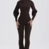 Nereida Chocolate Cashmere Blend Trousers