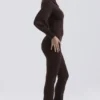 Nereida Chocolate Cashmere Blend Trousers
