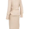 Nevaeh Almond Plunge Shirt Midi Dress Nevaeh Almond Plunge Shirt Midi Dress