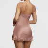 Nia Rose Pink Satin & Lace Slip Dress Nia Rose Pink Satin & Lace Slip Dress
