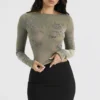 Nisha Black Sculpting Mini Skirt