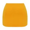 Nisha Tangerine Sculpting Mini Skirt Nisha Tangerine Sculpting Mini Skirt