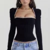 Noa Black Velvet Corset Noa Black Velvet Corset