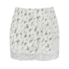 Noemie Garden Print Lace Trim Mini Skirt Noemie Garden Print Lace Trim Mini Skirt