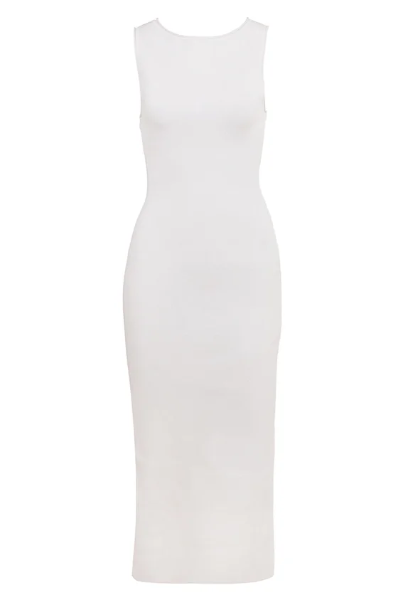 Noli White Sleeveless Maxi Dress Noli White Sleeveless Maxi Dress