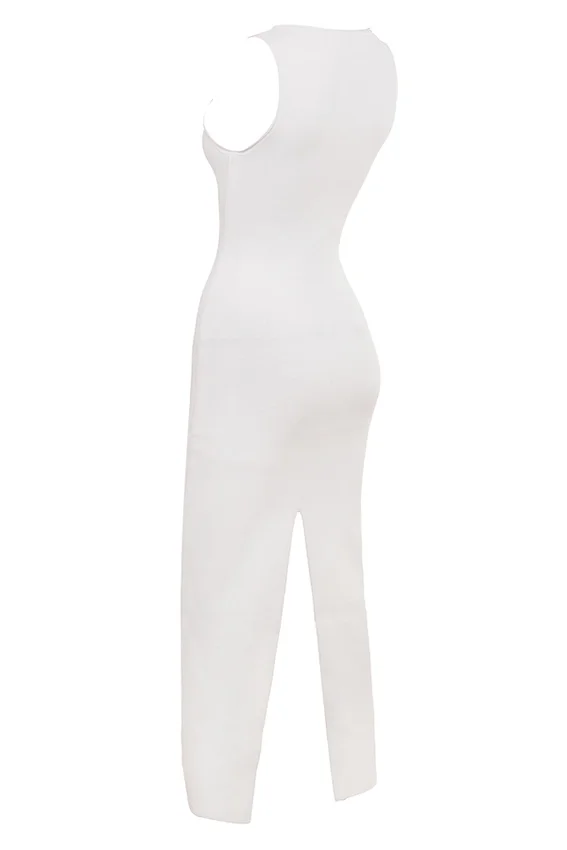 Noli White Sleeveless Maxi Dress Noli White Sleeveless Maxi Dress