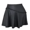 Nova Black Vegan Leather Mini Skirt Nova Black Vegan Leather Mini Skirt